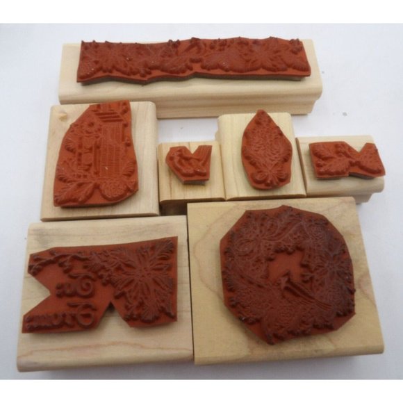 Stamps Set Sensational Scenery Stampin' Up! Set of 6 with box  ©1997 - Picture 3 of 16